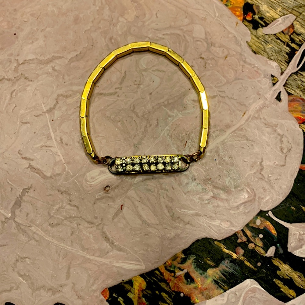 Vintage crystal bracelet